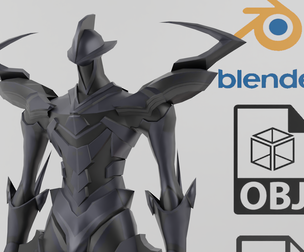 Evangelion EVA Towart Victor Textured Model