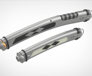 Ahsoka Tano Lightsaber 3d print model