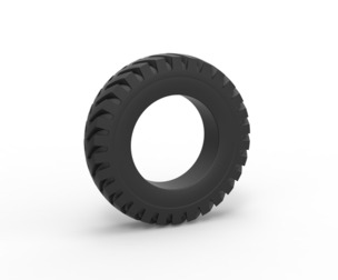 Military tire 10 Scale 1:25