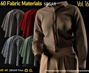 60 Fabric Materials-Vol16