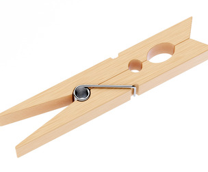 Wooden Clothespin