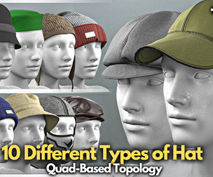 10 Different Types of hat Vol.1 (Baseball version)