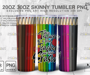 20oz The Influence of Teacher Skinny Tumbler