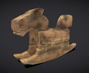 Wooden Rocking Horse