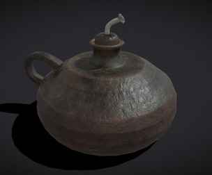Celtic Oil Lamp