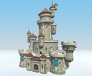 Low Poly Modular Fortress Pack