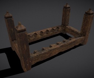 Long Wooden Dish Rack