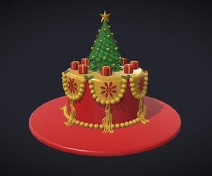Christmas Tree Cake