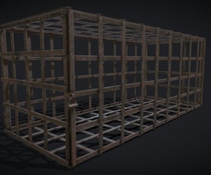 Medieval Metal Cage