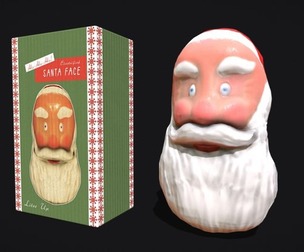 Vintage Santa Mask and Box
