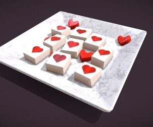 Valentines Heart Jello