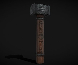 Viking Wolf Hammer