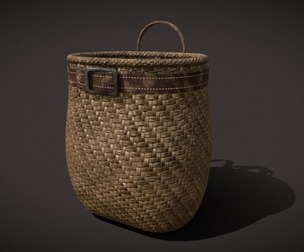 Woven Backpack Basket