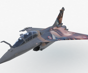 Aircraft Rafaele B Angel 99 Low-poly 3D model