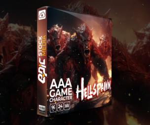 AAA Game Character Hellspawn