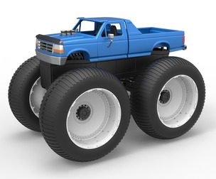 Vintage Monster Truck Scale 1:25