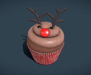 Reindeer Cupcake