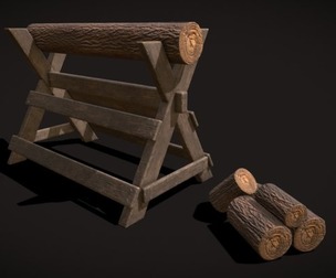 Log Saw Horse