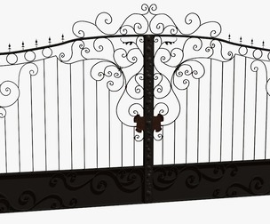 Decorated gateway