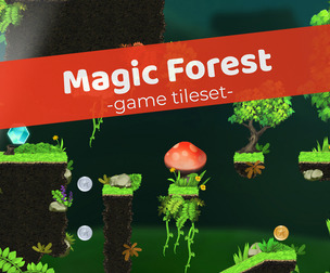 Magic Forest - Game Tileset