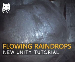 Decompiled Art - Unity Flowing Raindrops shader