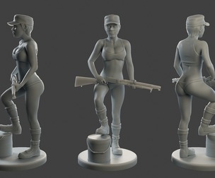 Beautiful Warrior Girl BWG 002