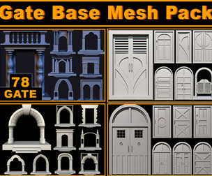 78 Gate Base Mesh Pack
