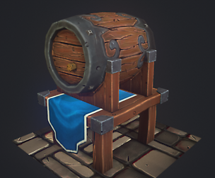 Stylized Barrel