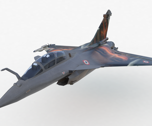Aircraft Rafaele B Angel 111  low-poly 3d model
