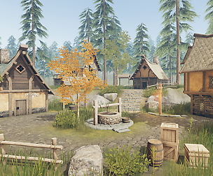 Medieval Houses and Props - Game Props