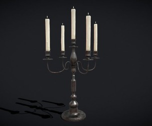 Five Point Candelabra