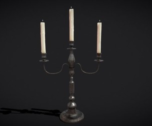 Three Point Candelabra