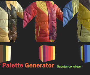 Color Palette Generator Substance for Painter