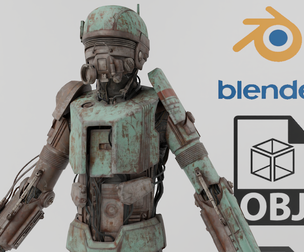 Foreman Droid A Textured Model