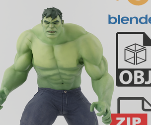 Hulk Textured RIgged