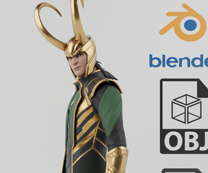 Loki Textured Rigged