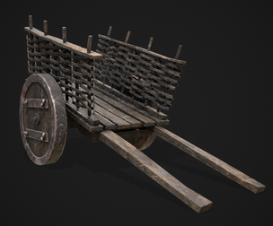 Wooden Cart Planked