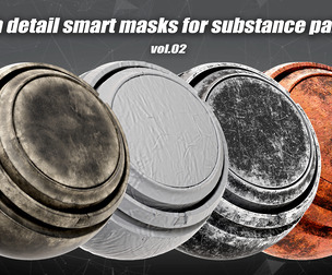 65 Smart Masks For Substance Painter_VOL 02