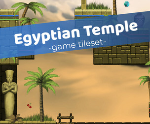 Egyptian Temple - Game Tileset