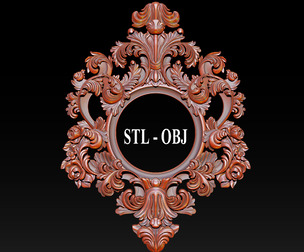 Classical carved frame