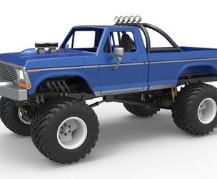 Vintage Monster Truck Scale 1:25