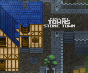 Pixel Art Towns - Stone Town