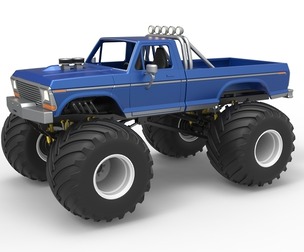 Vintage Monster Truck Scale 1:25