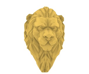 Low Poly Lion face