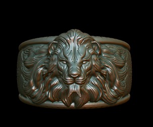 Lion Ring Detailed Sculpt