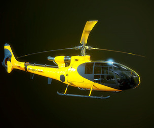Helicopter SA340 Gazelle