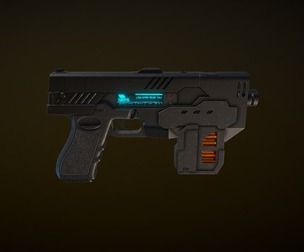 The Lawgiver MK2 Judge Dredd