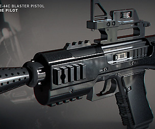 SE-44C BLASTER PISTOL
