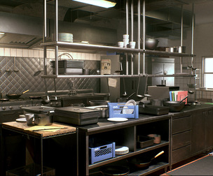 Restaurant Kitchen Environment Pack