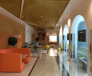 Modern Workspace 3D